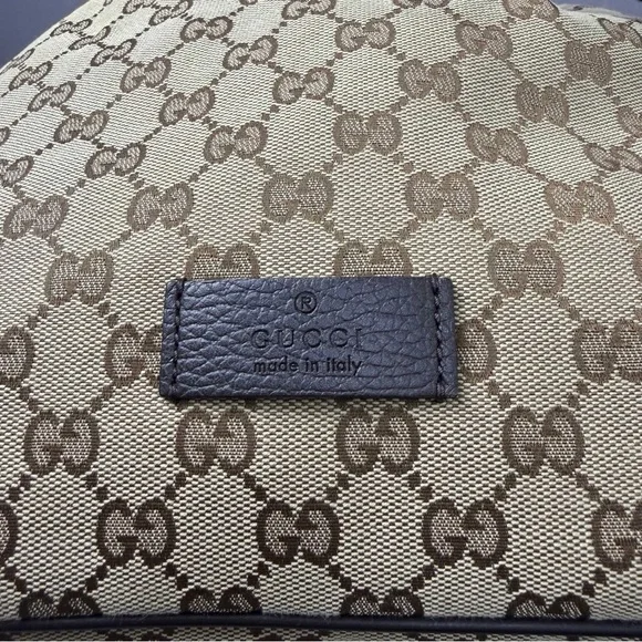 Gucci Brown Monogram Backpack - Picture 5 of 9
